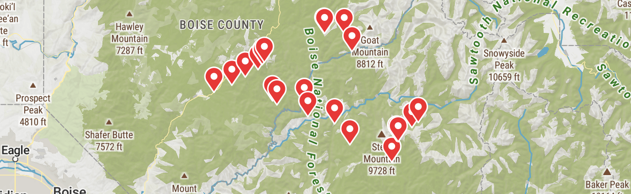 Map of photo locations