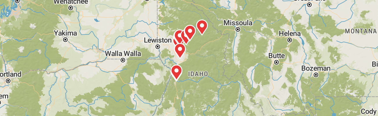 Map of photo locations