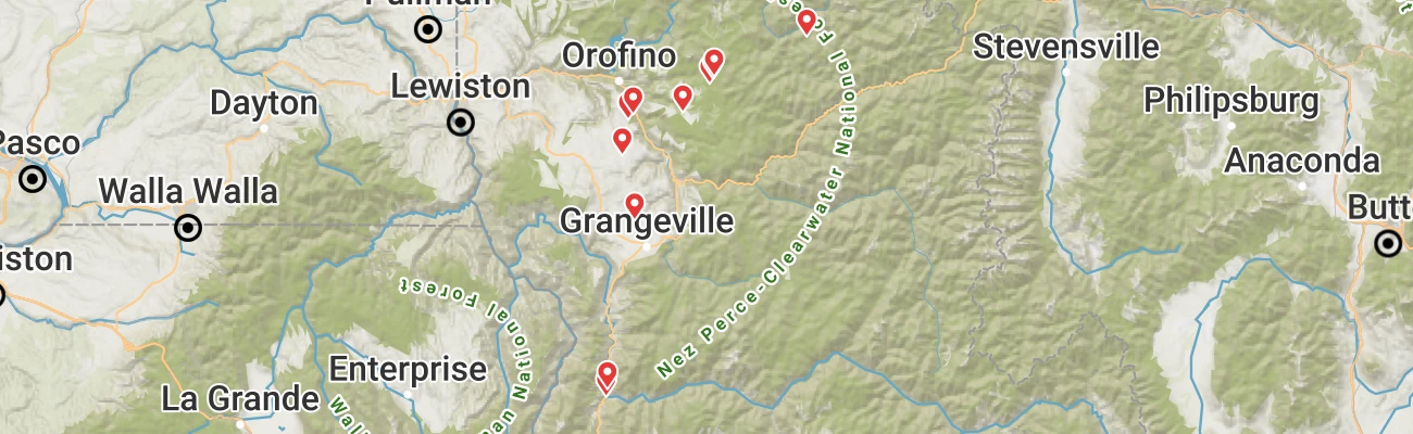 Map of photo locations