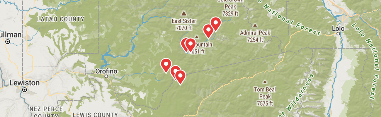 Map of photo locations