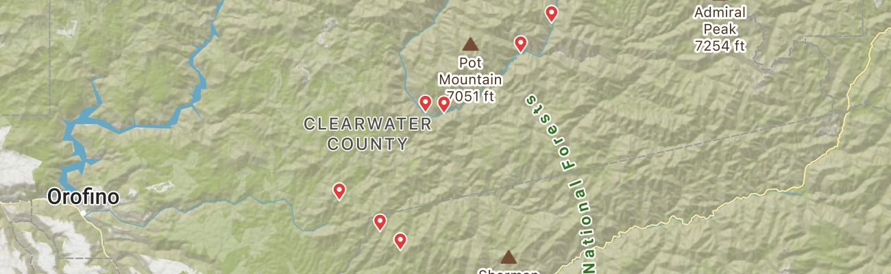 Map of photo locations