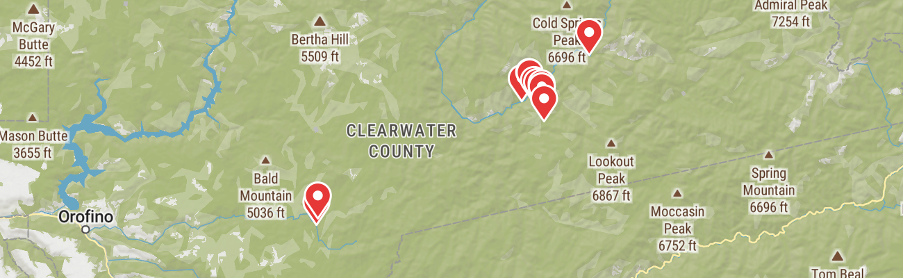 Map of photo locations