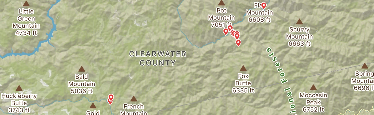 Map of photo locations