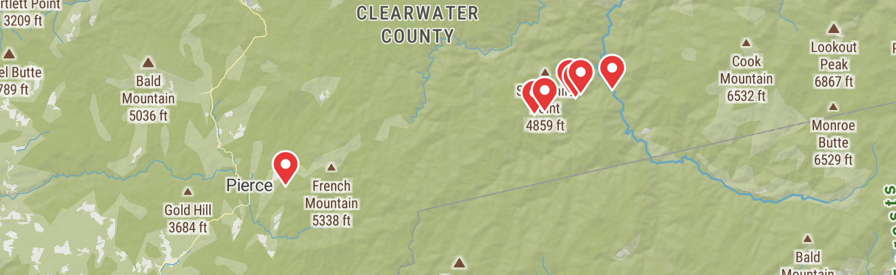 Map of photo locations