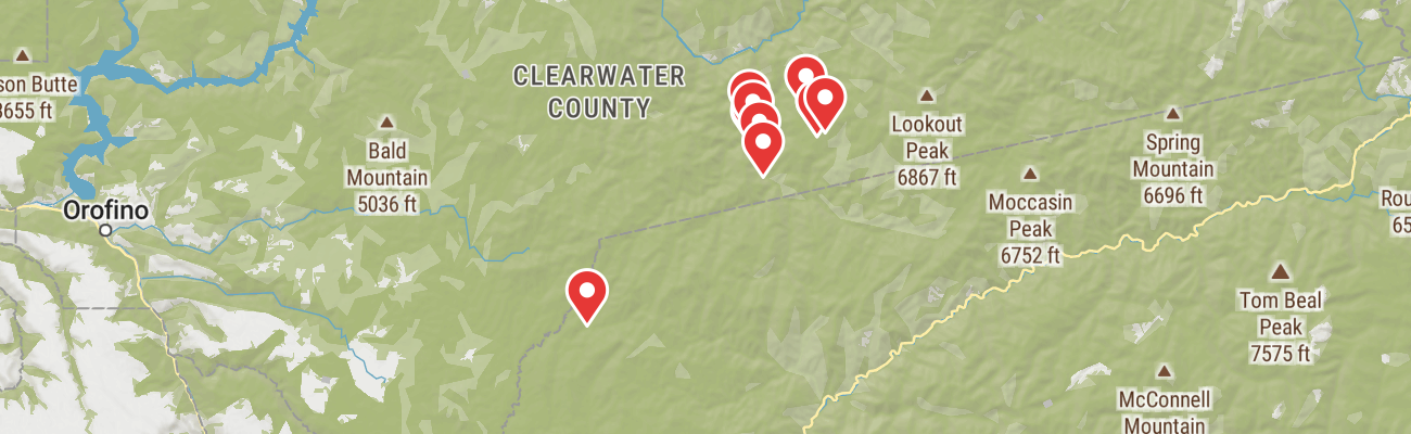 Map of photo locations