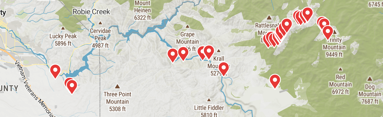 Map of photo locations