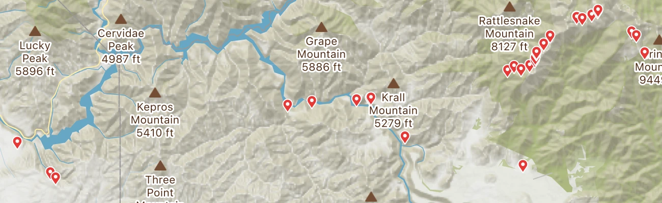 Map of photo locations