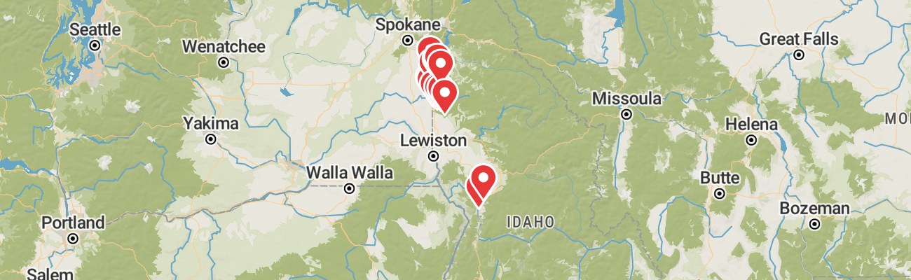 Map of photo locations