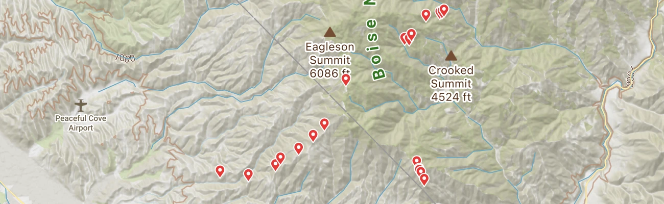 Map of photo locations