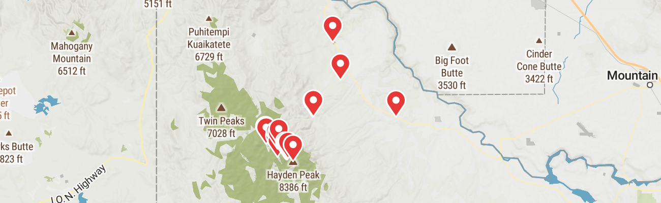 Map of photo locations