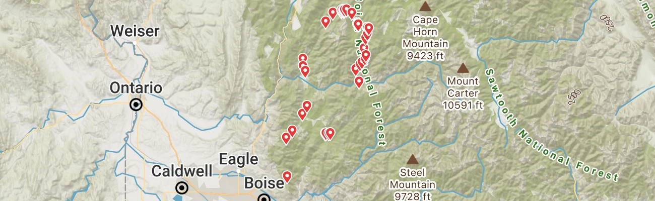 Map of photo locations