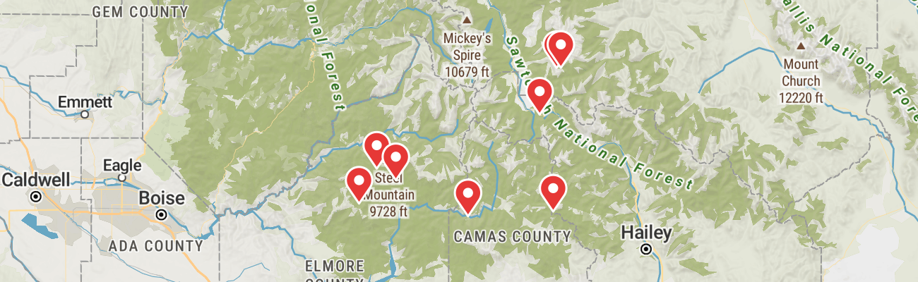 Map of photo locations