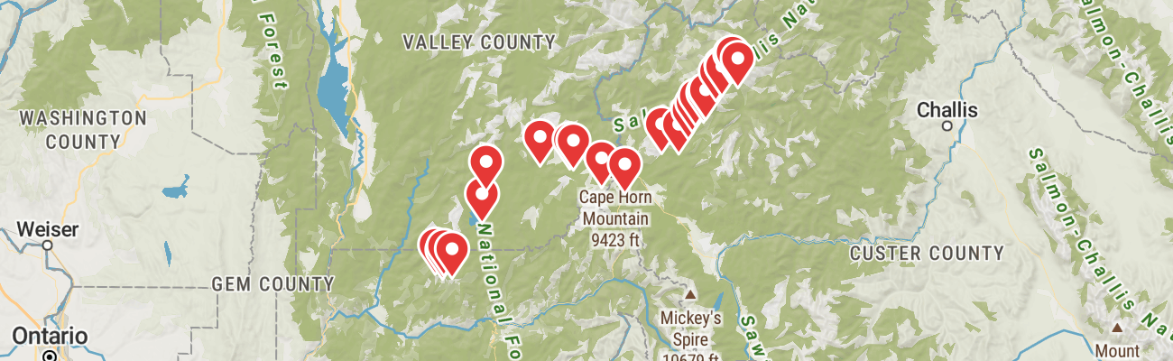 Map of photo locations