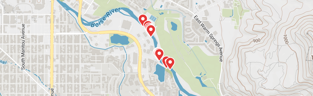 Map of photo locations