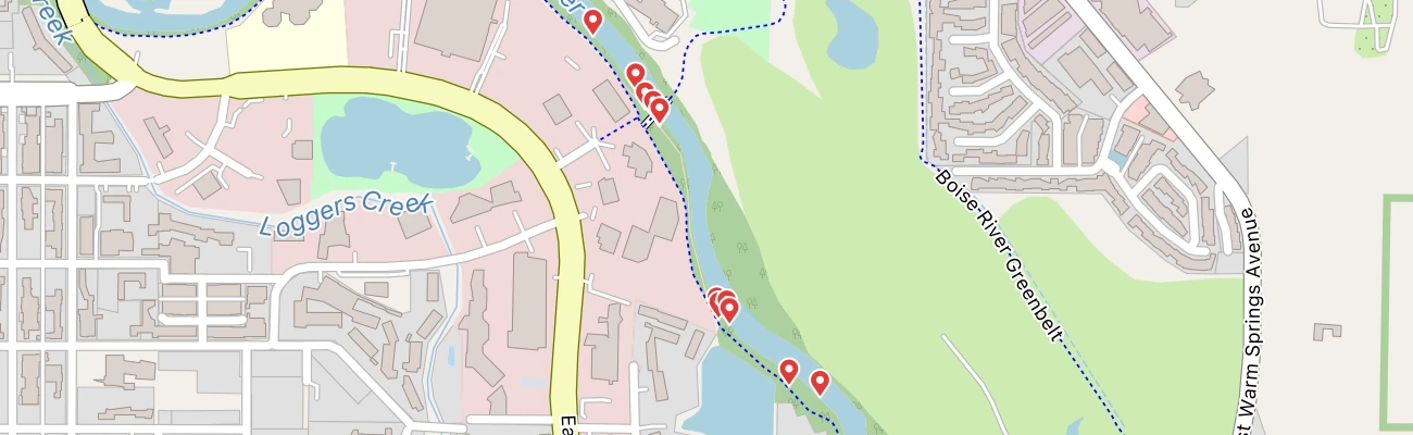 Map of photo locations