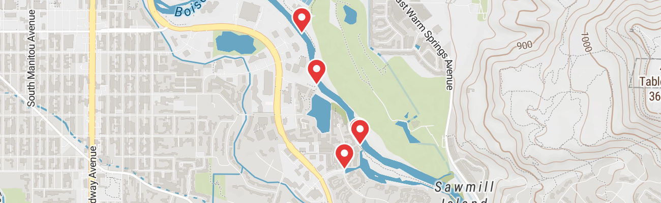Map of photo locations