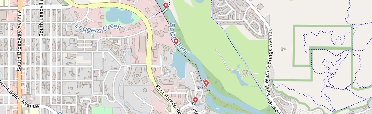 Map of photo locations