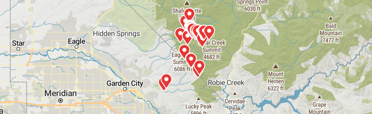 Map of photo locations