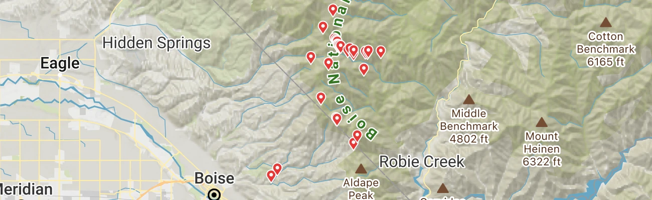 Map of photo locations