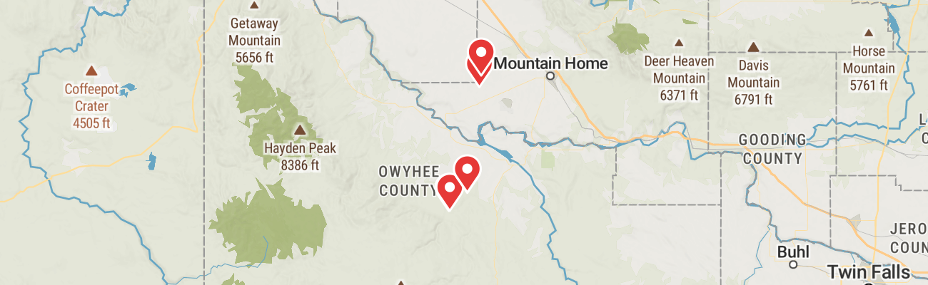 Map of photo locations