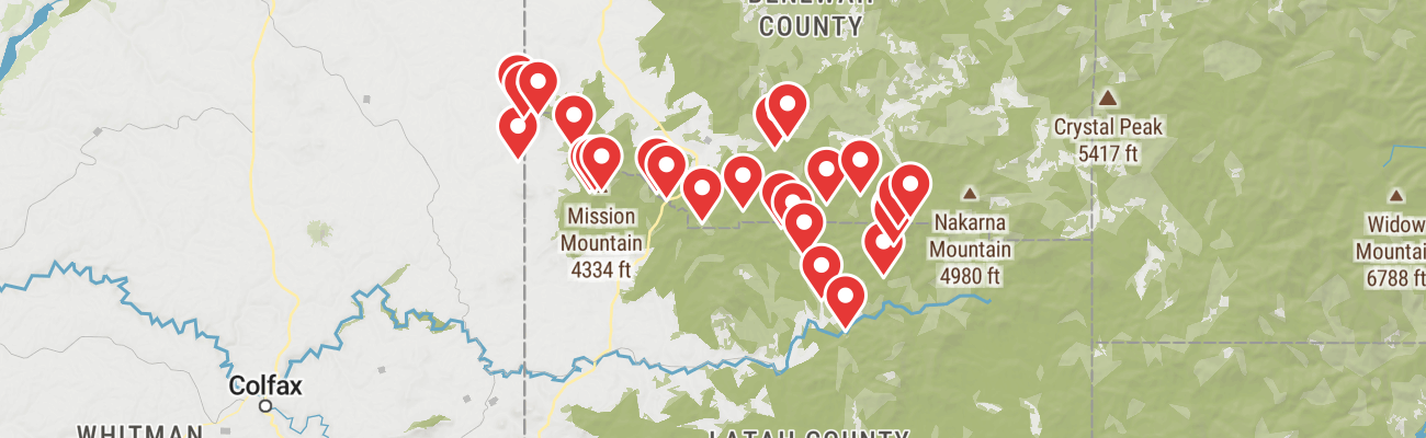 Map of photo locations