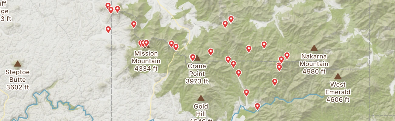 Map of photo locations