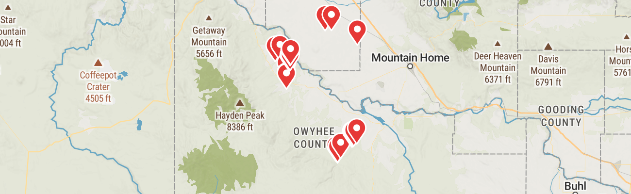 Map of photo locations
