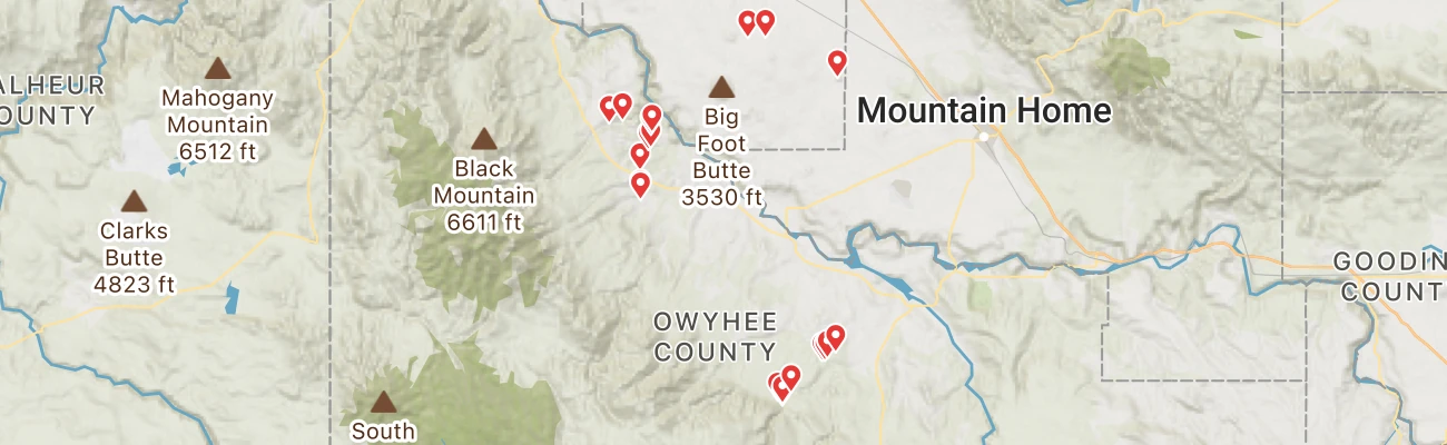 Map of photo locations