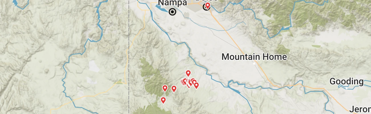 Map of photo locations
