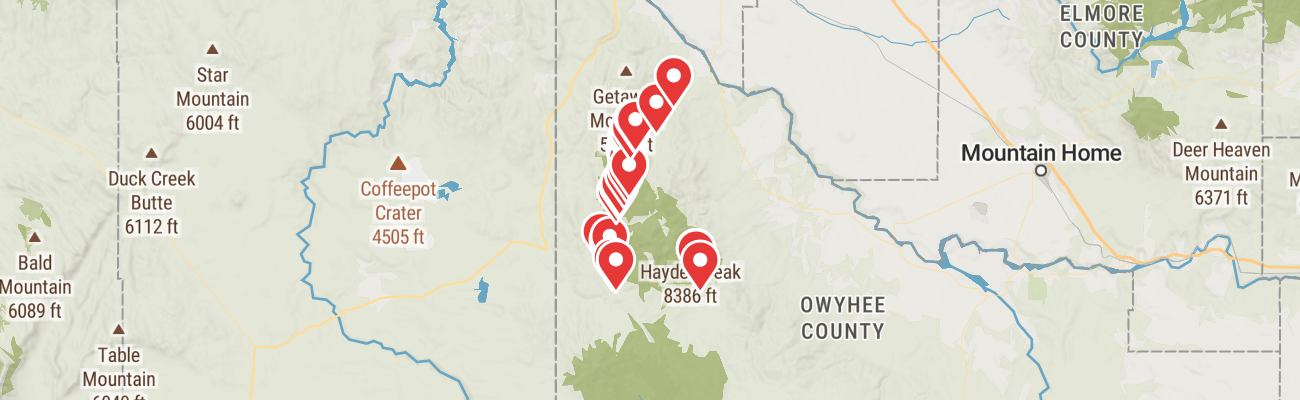 Map of photo locations