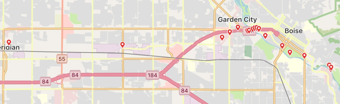 Map of photo locations