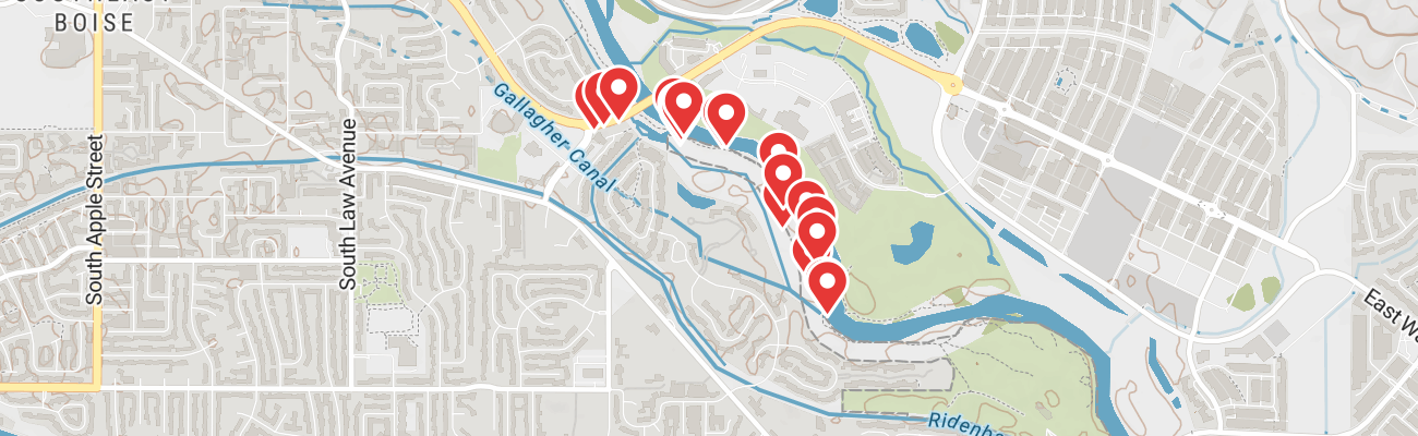 Map of photo locations