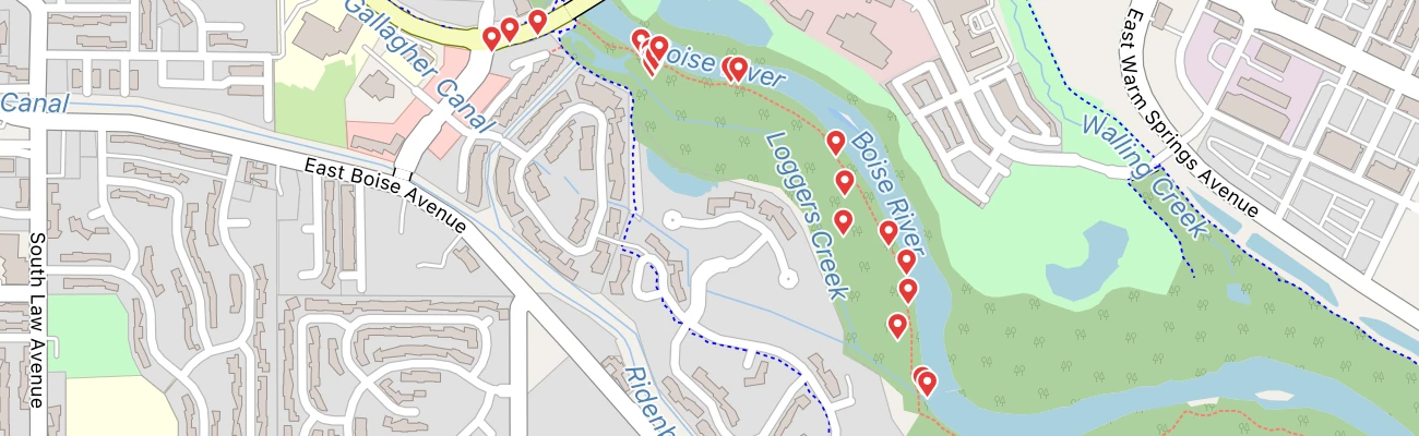 Map of photo locations