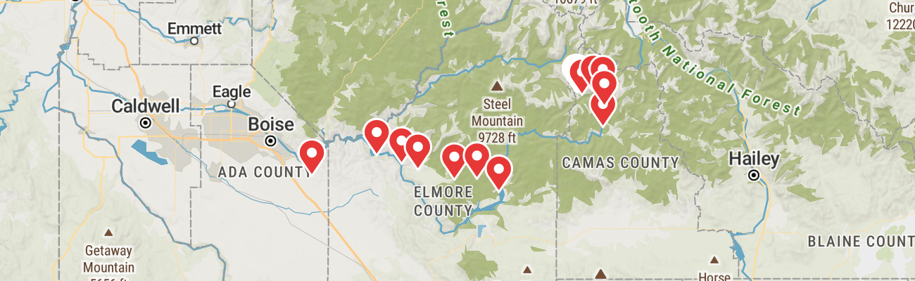 Map of photo locations