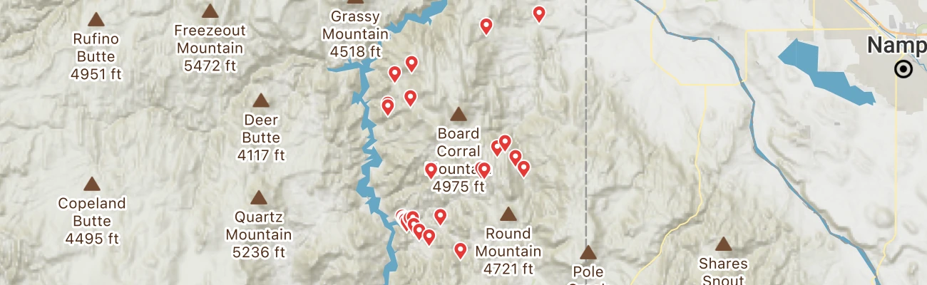 Map of photo locations