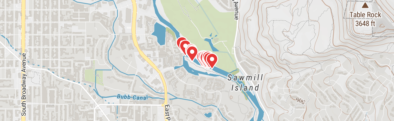 Map of photo locations