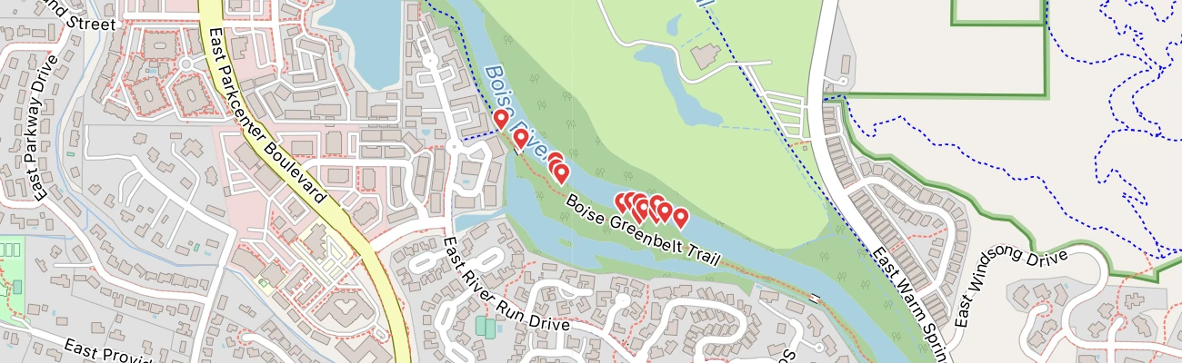 Map of photo locations
