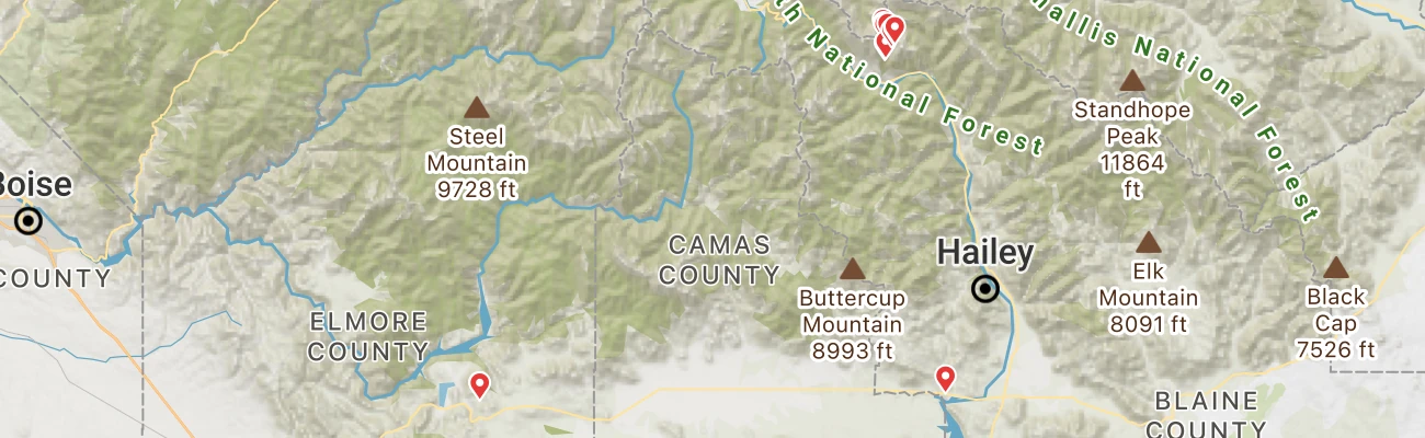 Map of photo locations