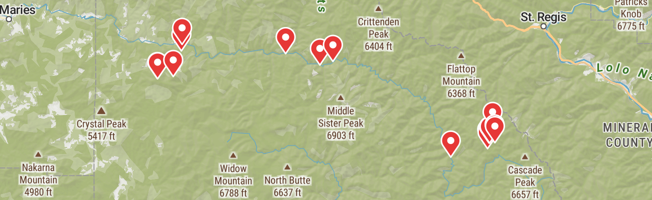 Map of photo locations