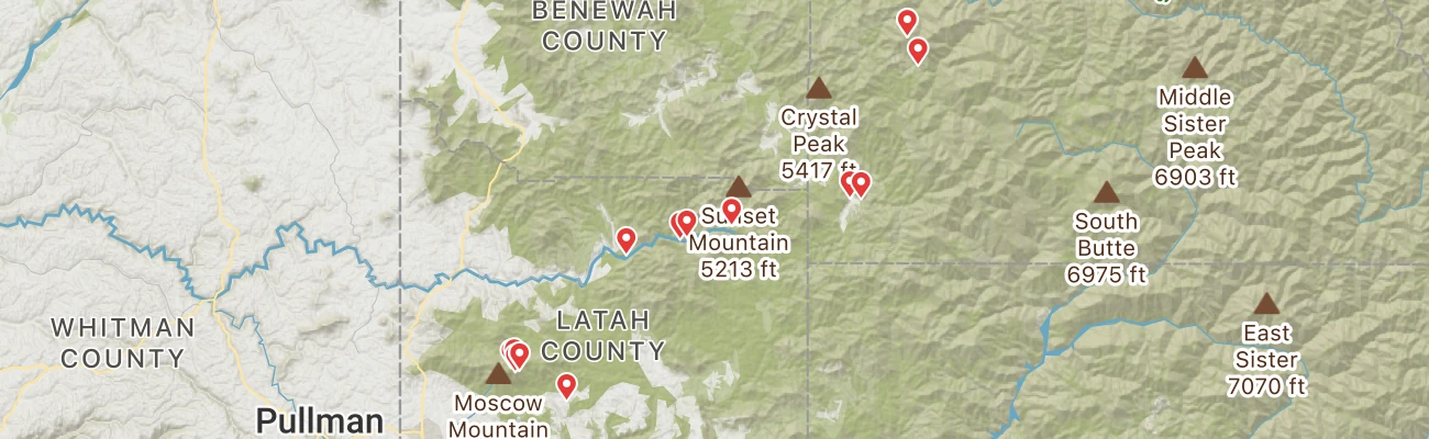 Map of photo locations