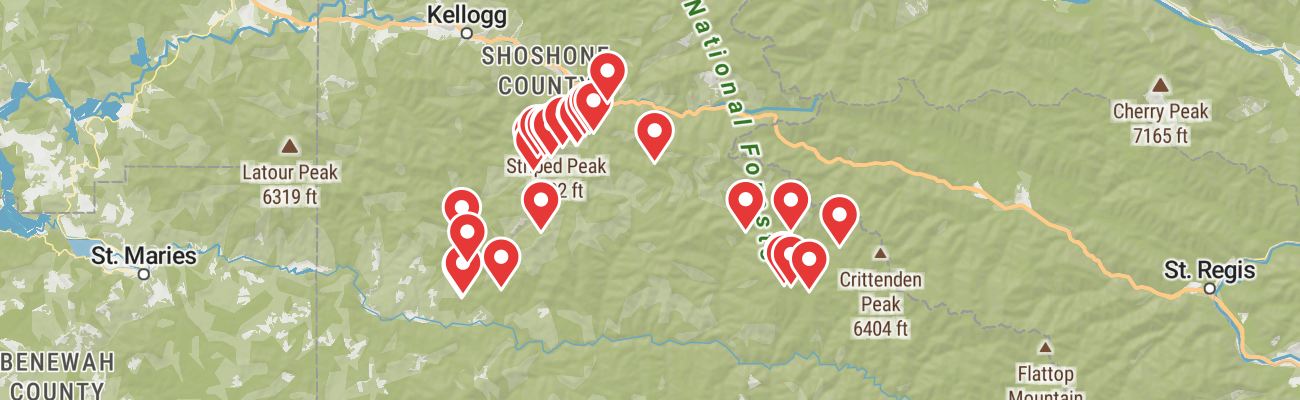 Map of photo locations