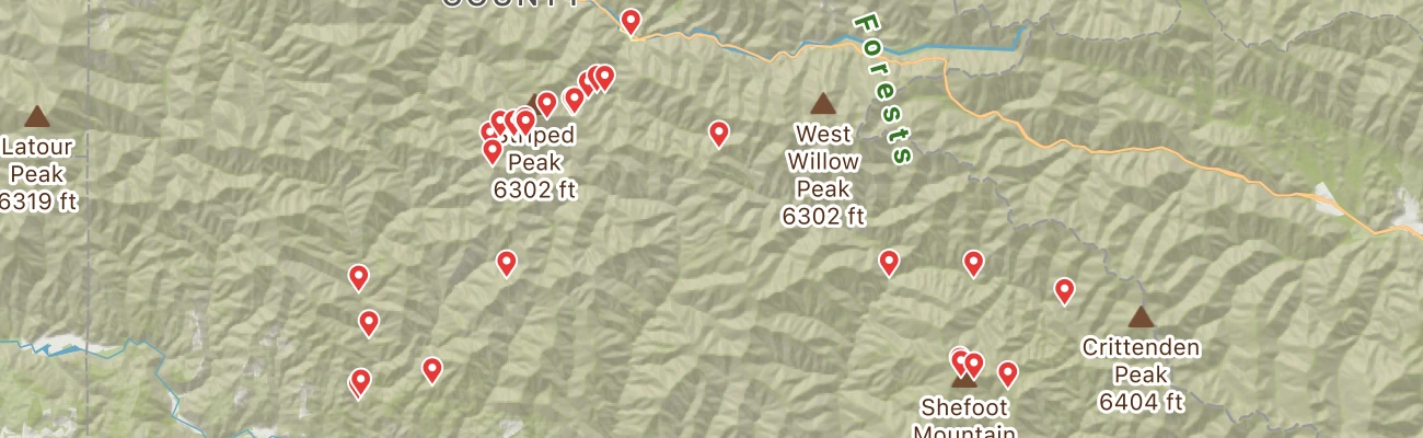 Map of photo locations