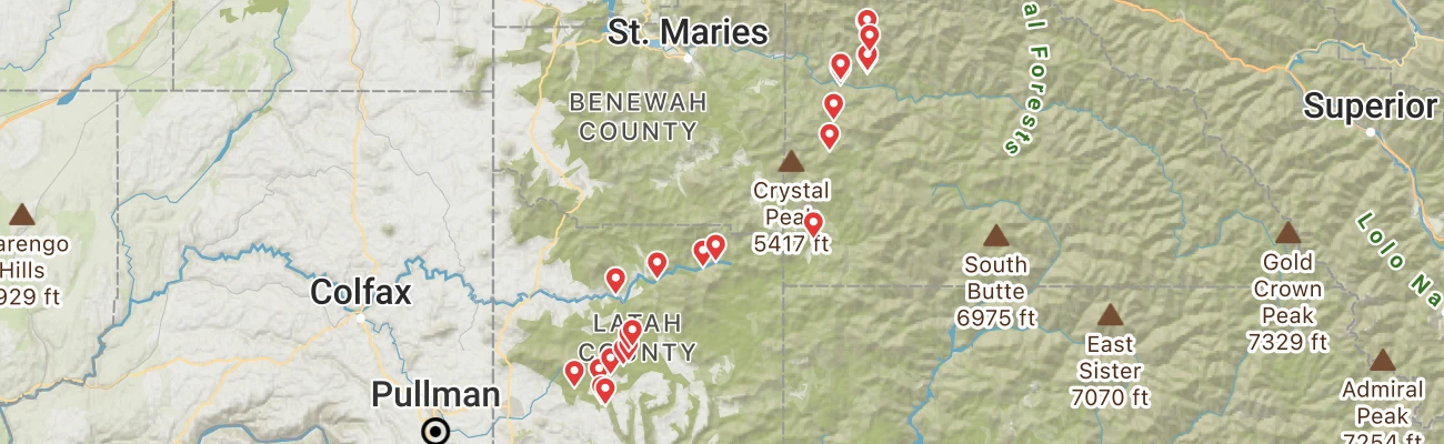 Map of photo locations
