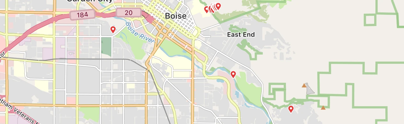 Map of photo locations