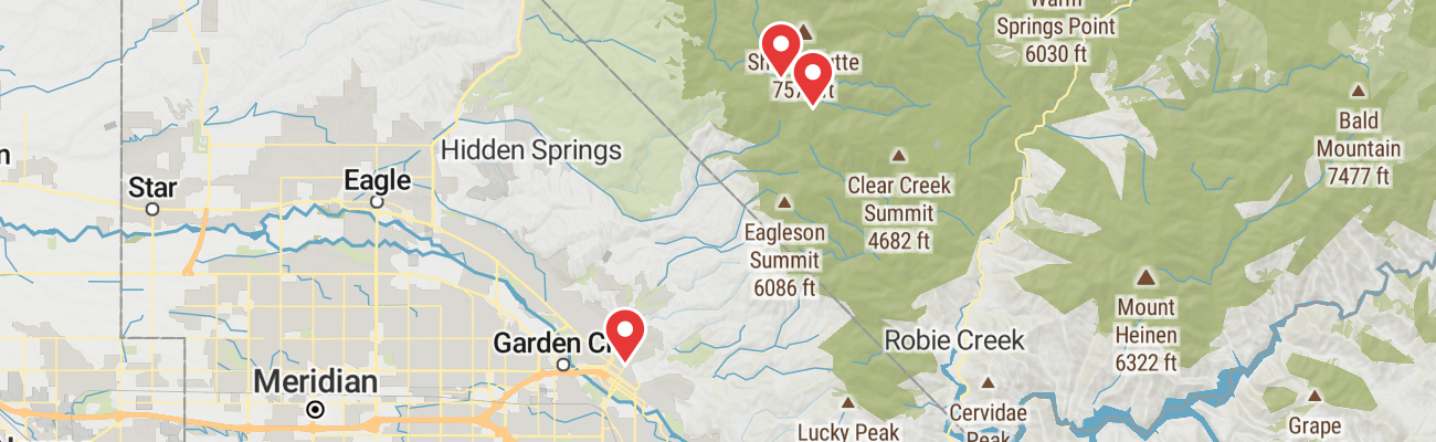 Map of photo locations