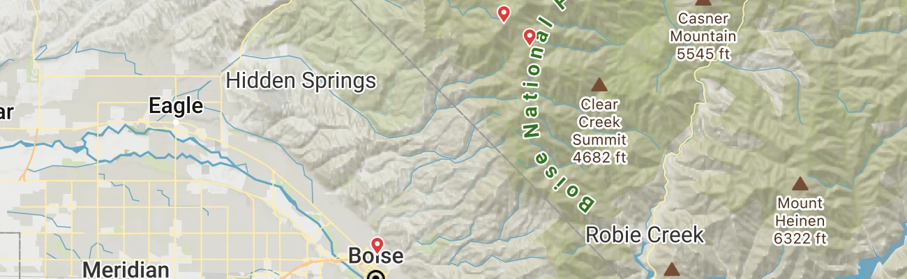 Map of photo locations
