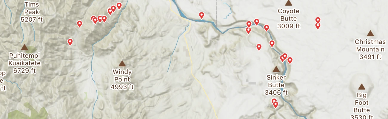 Map of photo locations