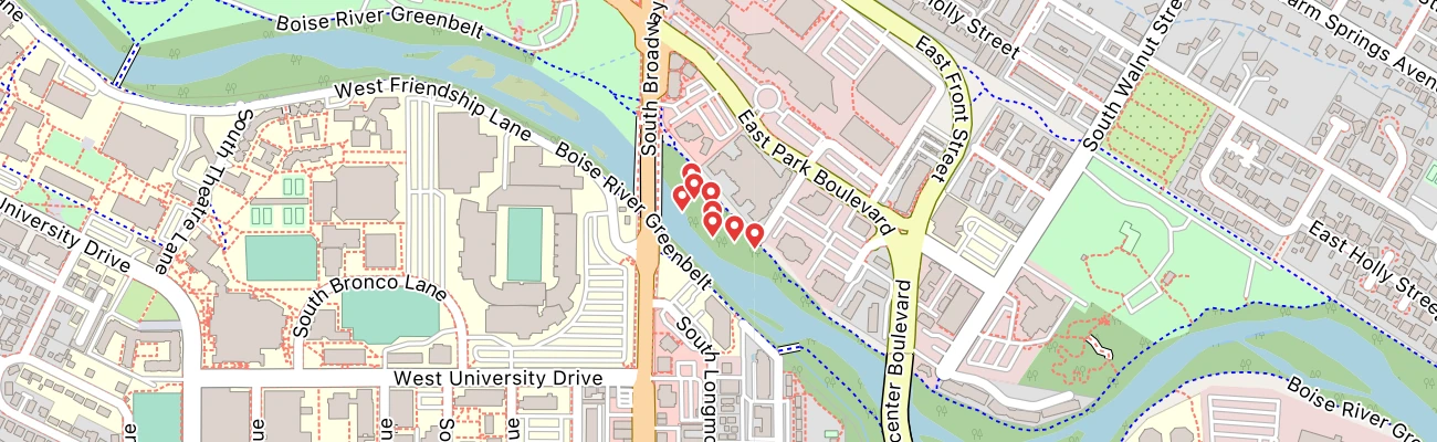 Map of photo locations