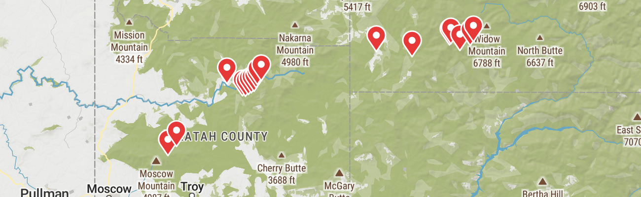 Map of photo locations