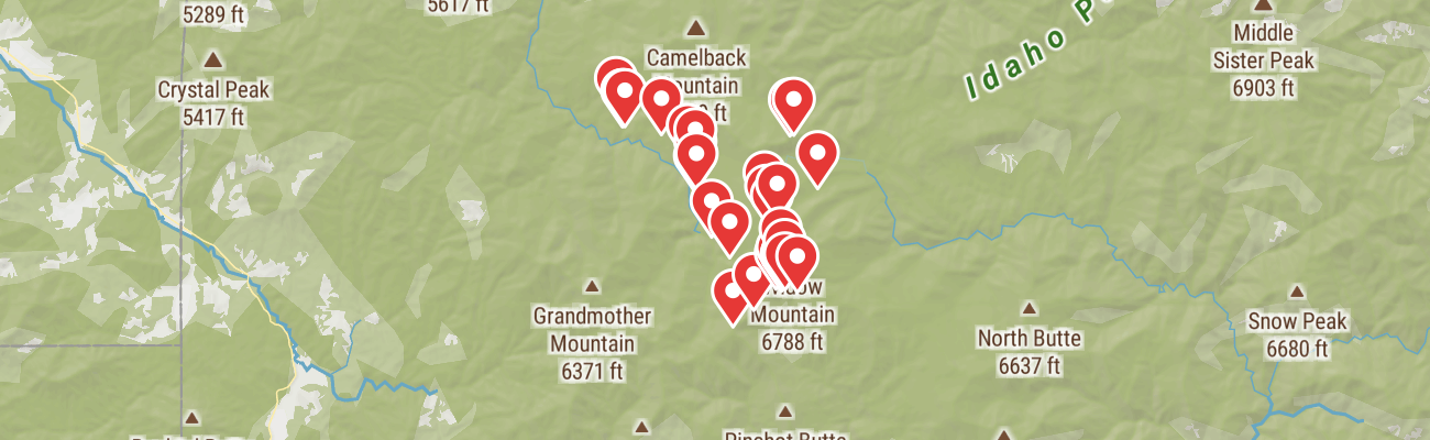 Map of photo locations